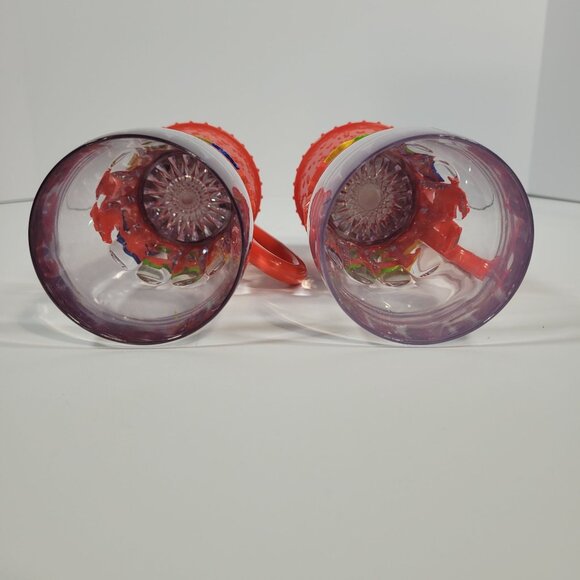 Disney On Ice Light Up Souvenir Cups With Handles Mickey Minnie Mouse Set Of 2 - Picture 7 of 8